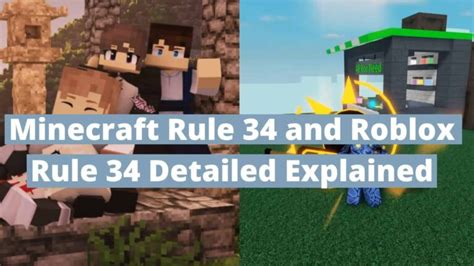 Minecraft Rule 34 And Roblox Rule 34 Detailed Explained