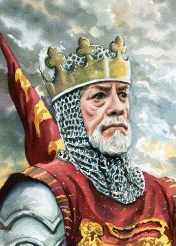 Painting Of Edward I King Of England From 1272 To 1307 Also Known As