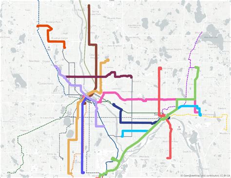 metro transit interactive map oakland county michigan