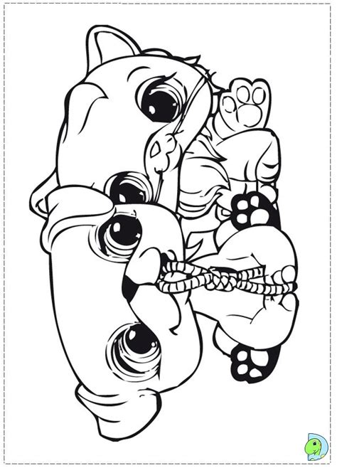 Click on any pets picture above to start coloring. Littlest Pet Shop Coloring page - DinoKids.org