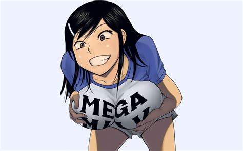 Wallpaper Illustration Anime Girls Big Boobs Cartoon Black Hair Person Mangaka X