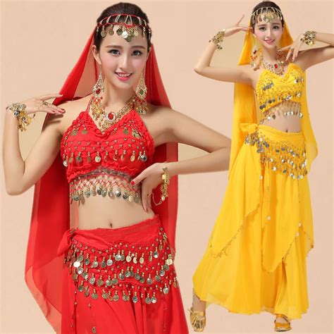 Gypsy Dance Costume Adult Women Belly Dance Costume Tribal Gypsy Bollywood Costume Indian