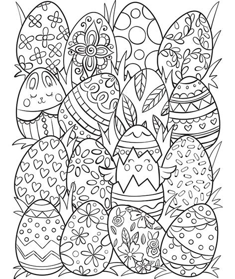 As easter coloring pages are becoming more and more popular among families that have kids, you can now avail these pages online via internet for free to make your kids easter holidays full of creativity and fun. Easter Eggs Surprise Coloring Page | crayola.com