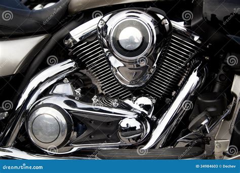 Motorcycle Engine Motor Stock Image Image Of Industry 34984603