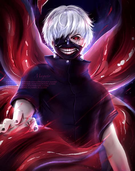 Previously, he was a student who studied japanese literature at kamii university, living a relatively normal life. Kaneki Ken by magato98 on DeviantArt