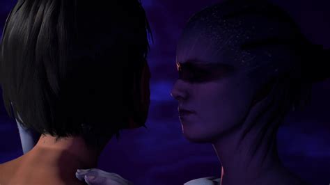 Mass Effect Andromeda Peebee Romance Scene Youtube
