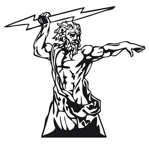 Dibujo De Zeus De Esmirna Para Colorear Dibujos Para Colorear Dios Zeus