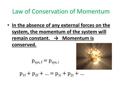 What Is Conservation Of Momentum