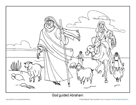 Abraham Coloring Pages Printable