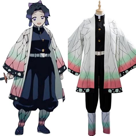 Demon Slayer Kimetsu No Yaiba Kochou Shinobu Cosplay Costume Anime Cosplay Costumes Cosplay