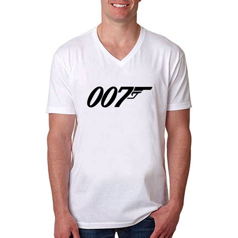 Wholesale Brand Quality Movie Film James Bond 007 T Shirts Short Sleeve