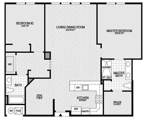 1 Bedroom 2 Bath House Plans Traditional Style House Plan 4 Beds 2