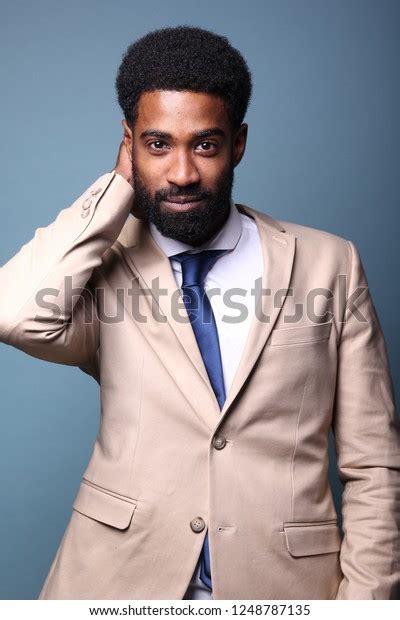 Portrait Beautiful Black Man Stock Photo 1248787135 Shutterstock