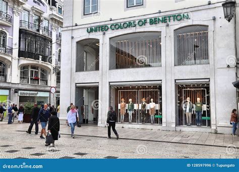 Lisbon Shopping Editorial Photo Image Of City District 128597996