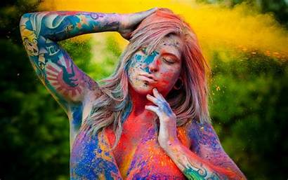 Holi Wallpapers Holiday Background Tattoo Colors Earrings
