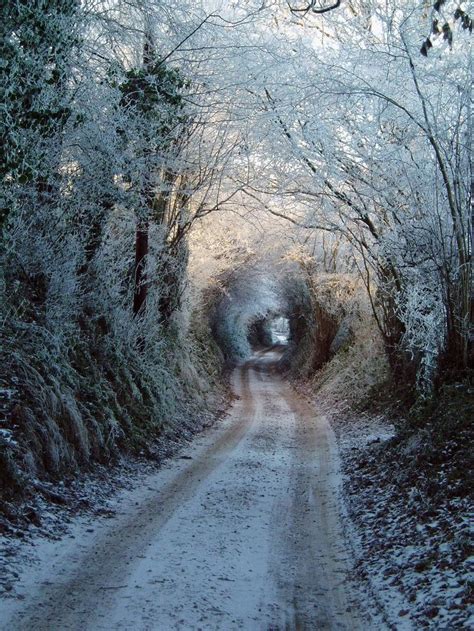 Snowy Tunnel A Stunning Winter Scene