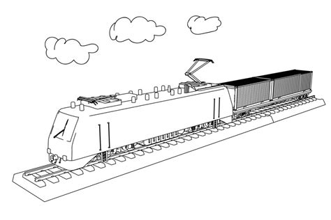 Coloring pictures of trains best of pages. Freight trains Coloring pages 🖌 to print and color