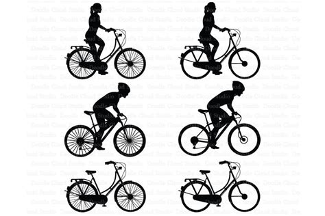 Bicycle Svg Biking Bike Svg Files For Silhouette Cameo And Cricut By