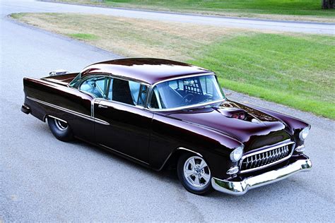 Pro Mod Styled 1955 Chevy Bel Air Packs A Punch Hot Rod Network