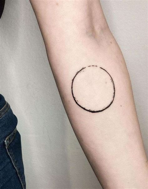 Simple Circle Tattoo Designs