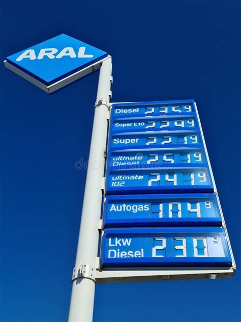 Logo And Fuel Prices Of Aral In Germany Aral Is A Brand Of Automobile