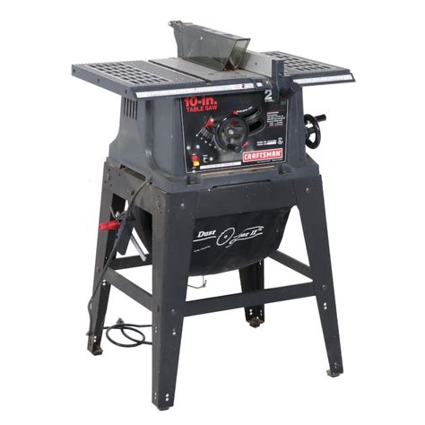 Craftsman 10 Inch Table Saw With Stand Ebth