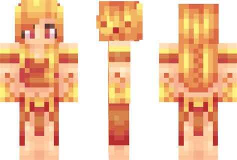 Blaze Girl Minecraft Skin Minecraft Skin Minecraft Minecraft Skins