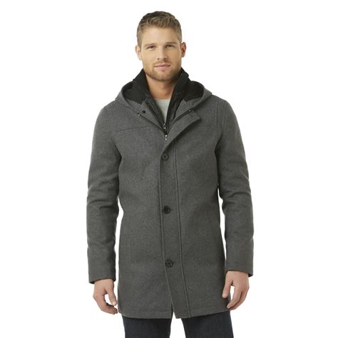 We don't know when or if this item will be back in stock. Structure Men's Wool-Blend Car Coat - Sears