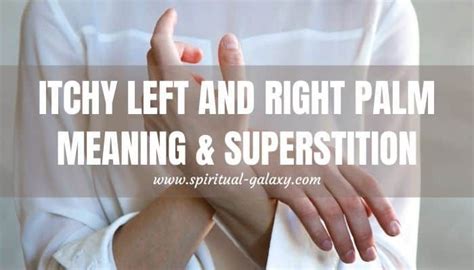 Itchy Left And Right Palm Meaning And Superstition Sign Of Money