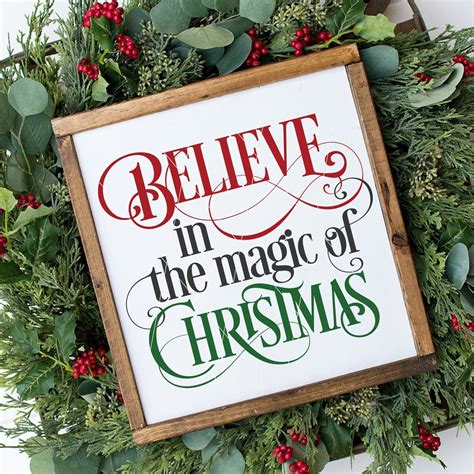 Believe In The Magic Of Christmas Svg File Board And Batten Design Co