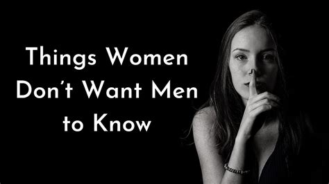 10 things women don t want men to know about them facts and information facts view