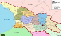 Geórgia | Mapas Geográficos da Geórgia - Enciclopédia Global™