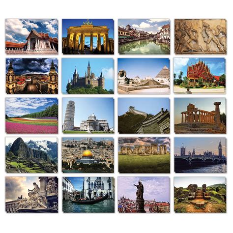 Travel Postcards 40 Pack Around The World Postcards Postcards Bulk