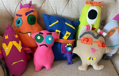 How To Make A Plushie Stuffed Monster Free Sewing Pattern Create Whimsy