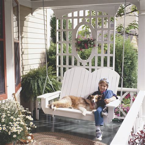 Natural woods, durable fabrics & made in the usa. Canopy Patio Porch Swings With Pillows and Cup Holders ...