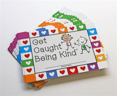 Caught Being Kind Cards Printable Cards