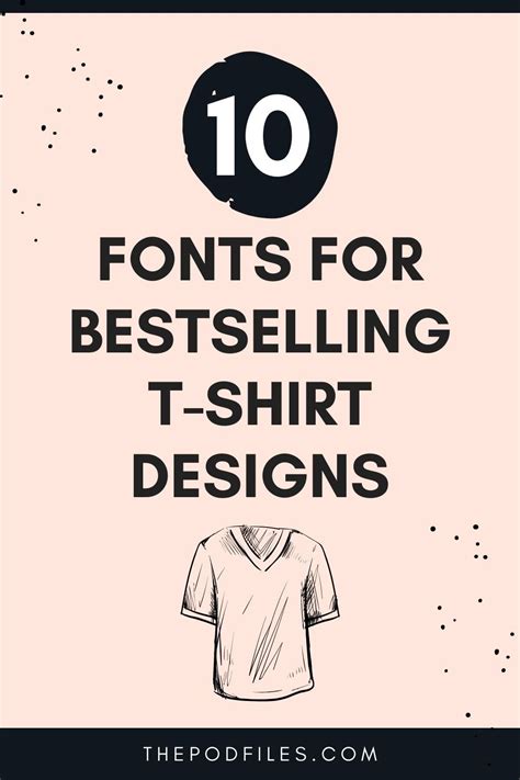 10 Best Commercially Licensed Fonts For T Shirt Designs The Pod Files