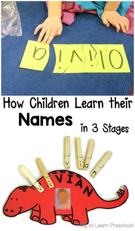 How Children Learn Their Names In 3 Important Stages Preschool
