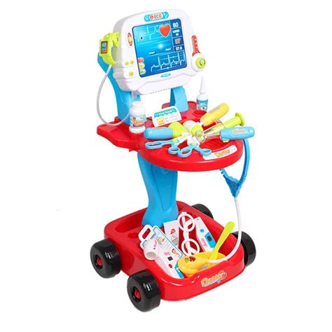 Doctor Pretend Play Set With Electric Simulation Ecg Medical And