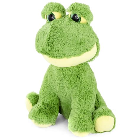 Super Soft Plush Corduroy Cuddle Farm Sitting Frog Stuffed Animal Toy