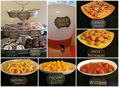 Space Themed Birthday Party Food Birthday Girl