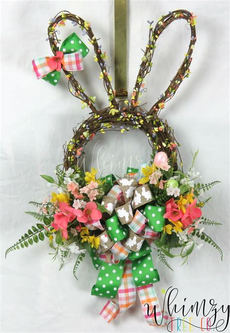 Easter Wreath-Easter Bunny-Easter Wreath front door-Easter | Etsy | Easter wreaths, Easter bunny 