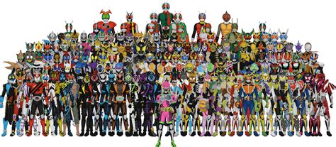 All Kamen Riders By Taiko554 On Deviantart