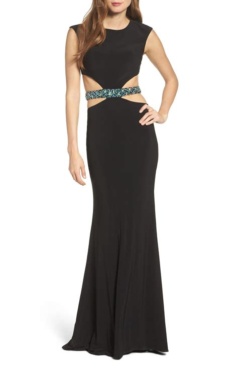 Mac Duggal Embellished Cutout Gown | Nordstrom | Cutout gown, Piece ...
