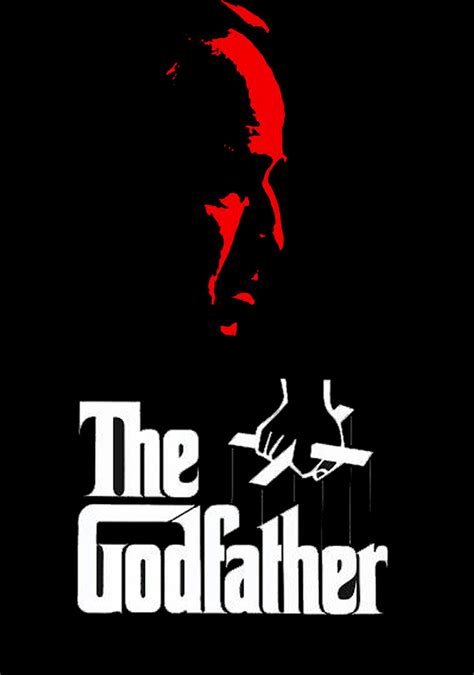 Black and white themed posters. The Godfather | Black, White, and Red Movie Posters