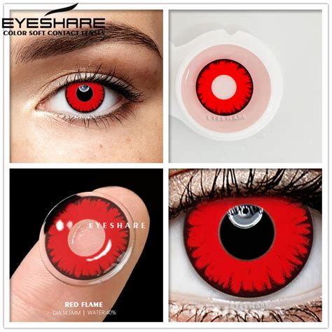Eyeshare Cosplay Kolorowe Soczewki Kontaktowe Do Oczu Seria Naruto