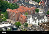 Luftaufnahme, Luftbild Rathaus Gladbeck, Stadtrat, Gladbeck, Nord Rhein ...
