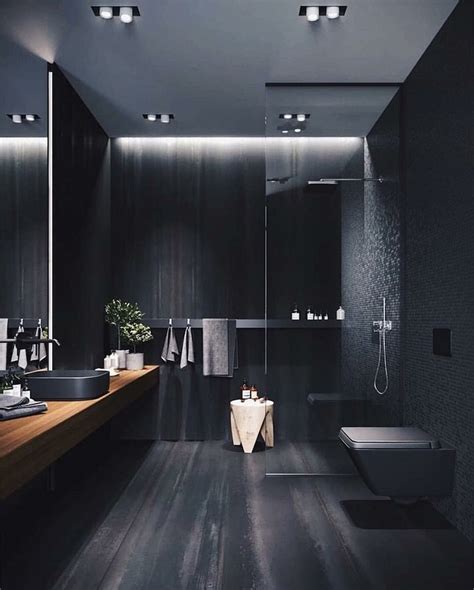 Black And Gray Bathroom Decor