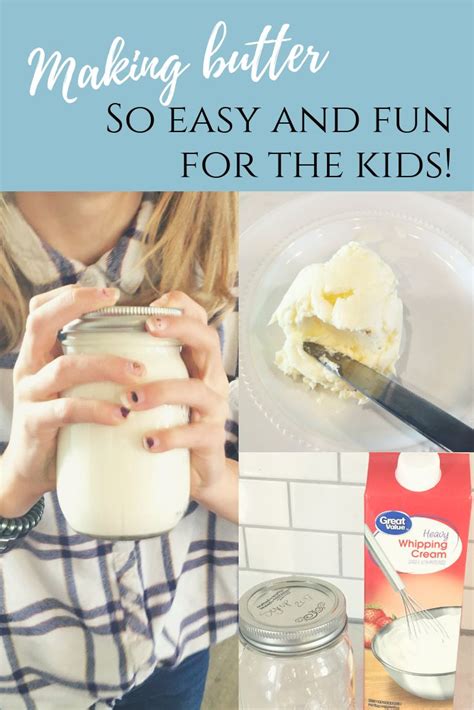 How To Make Homemade Butter In A Jar Sweet Frugal Life Pioneer Day