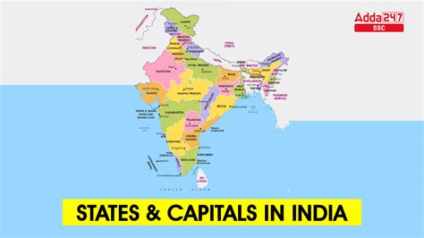 States And Capitals In India Know 28 States And Their Capitals